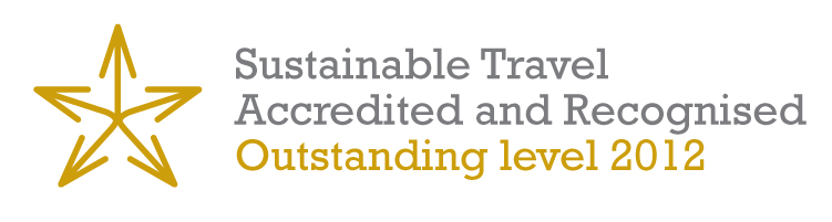 Sustainable Travel Outstanding Level 2012 Logo